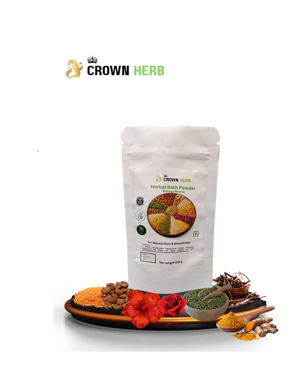 Herbal Bath Powder (Nalangu Maavu) - Image 3